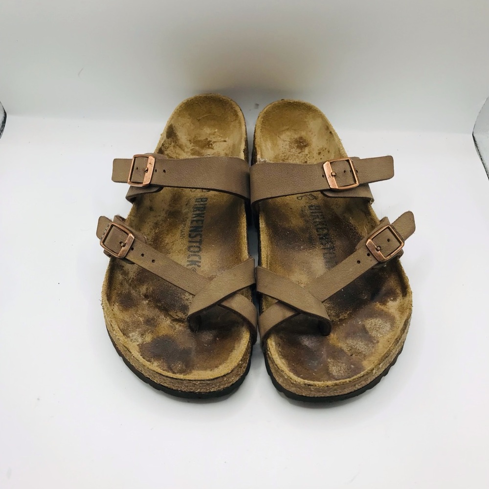 Birkenstock Brown Strappy Cork Footbed‎ Sandals